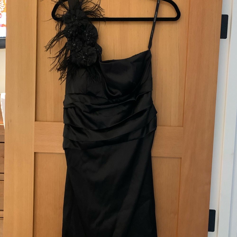 Black cocktail dress